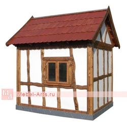 Детский домик деревянный Забава