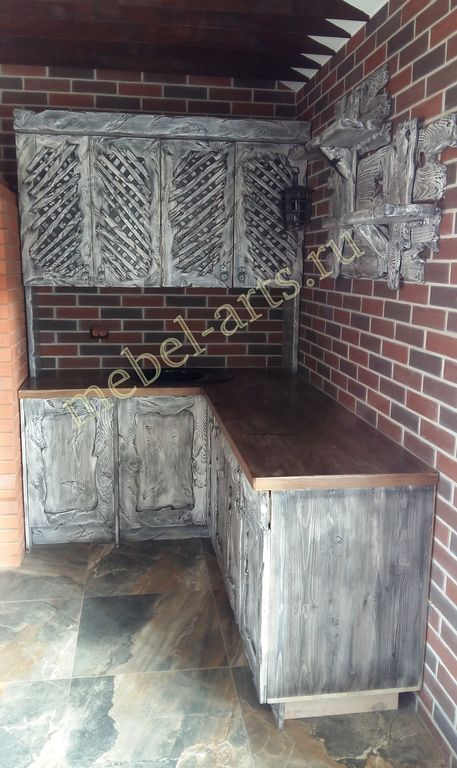 Кухонный гарнитур Патина под старину - Кухонный гарнитур Патина под старину